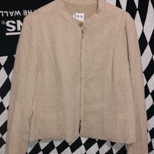 Beige Armani jacket